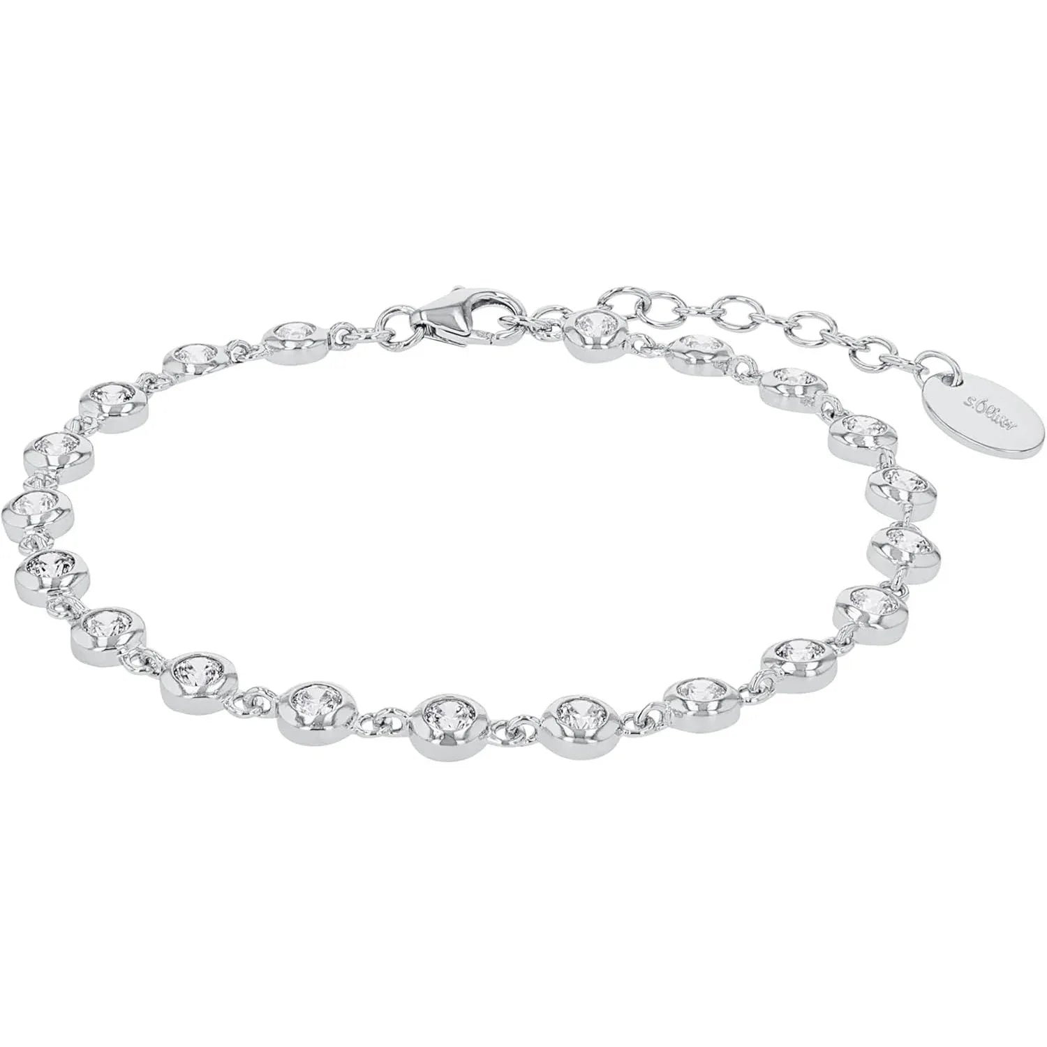 s.Oliver Women's Sterling Silver Bracelet with Zirconia - Elegant Arm Candy - Gomix Brands Outlet